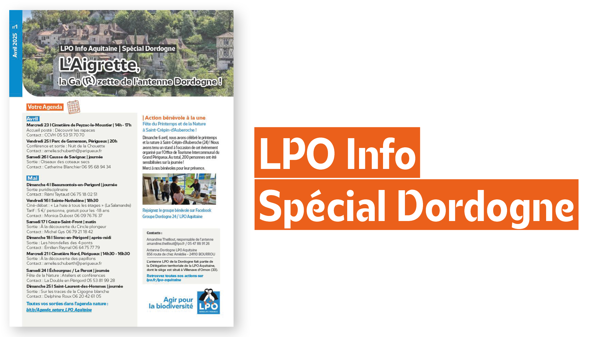 Un nouveau numéro du LPO Info Spécial Dordogne !